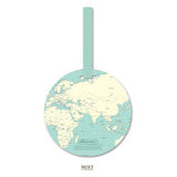 Fashion Map Luggage Tag Travel Accessories.